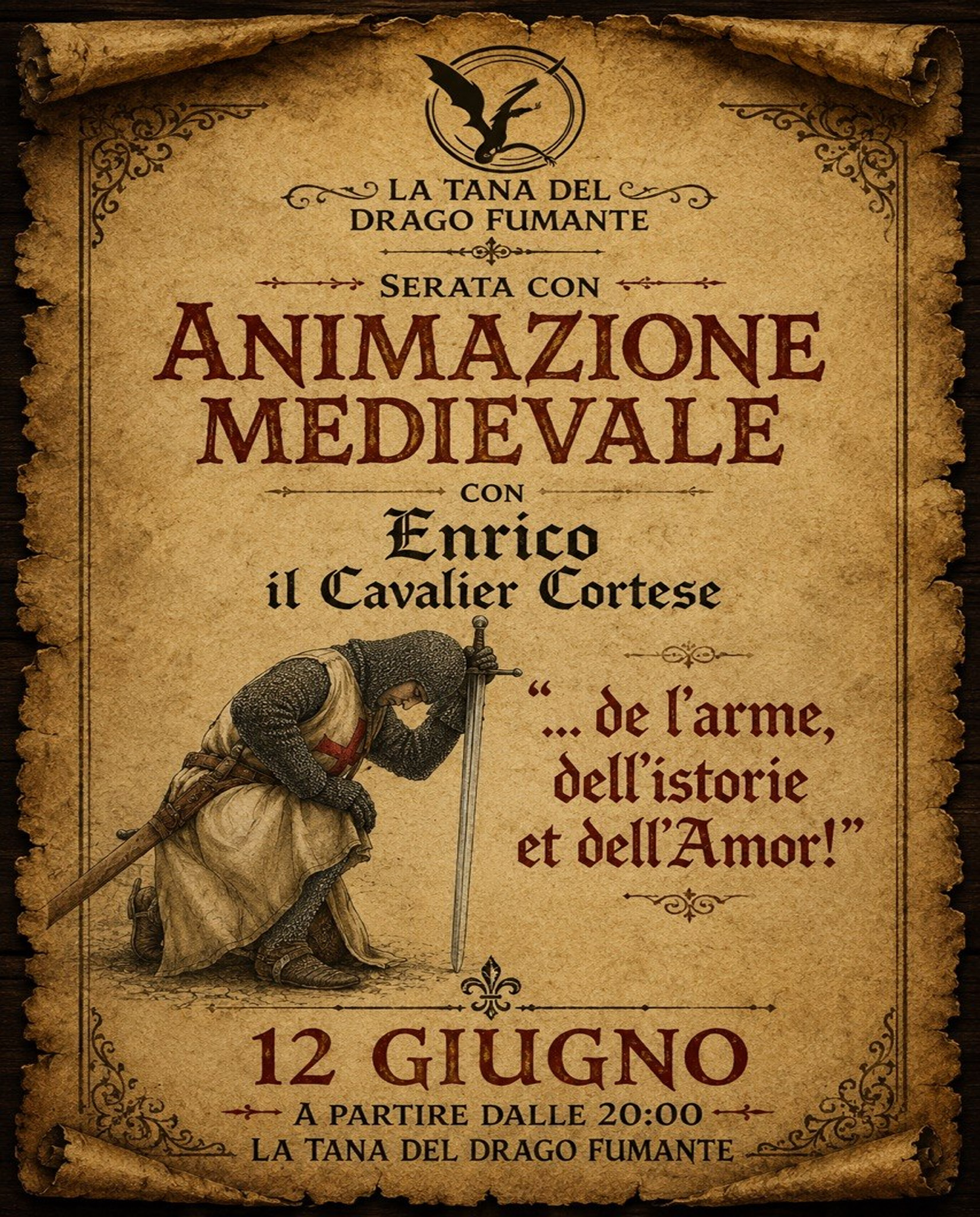 Tana Cortese alla Tana del Drago Fumante&trade;