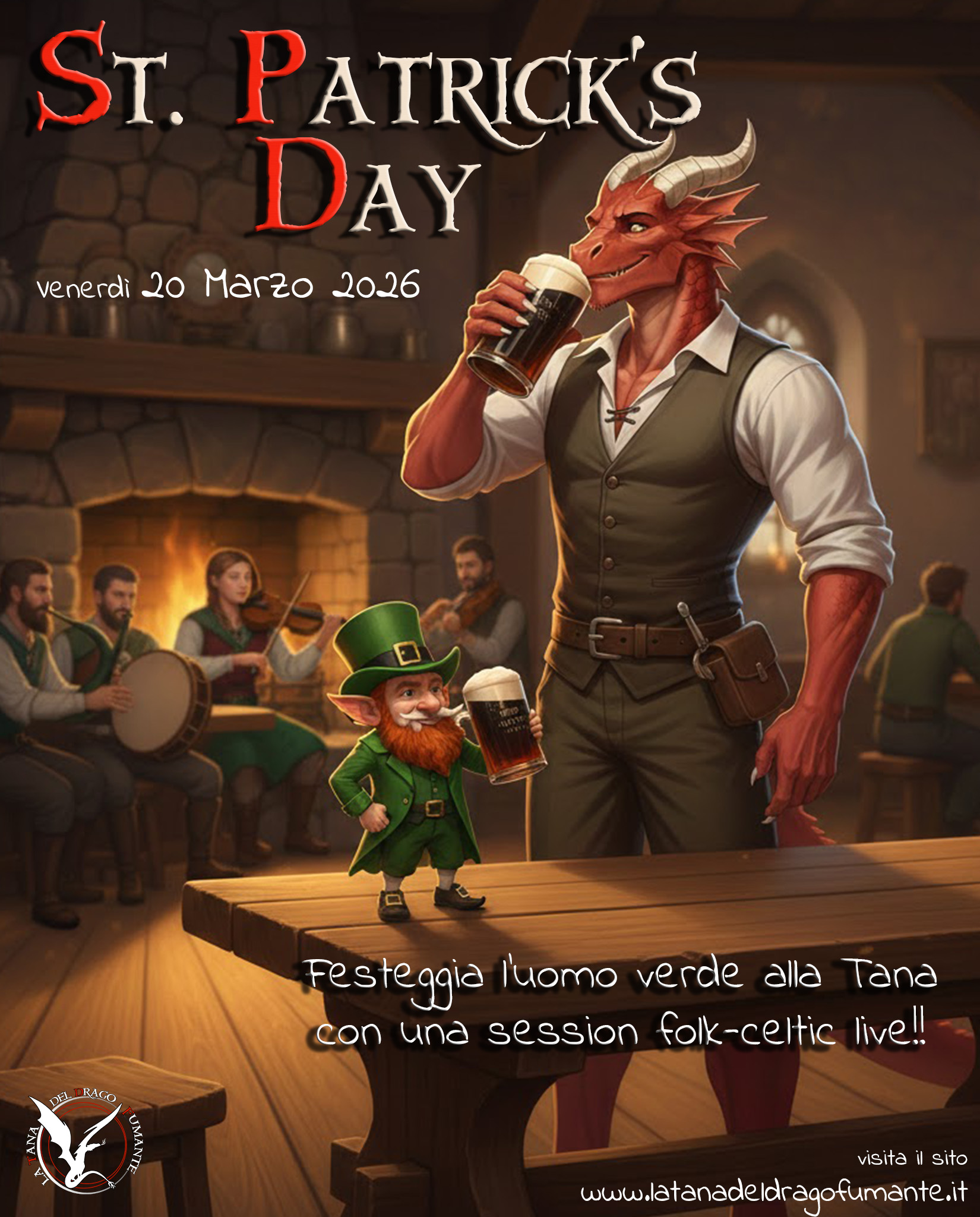 San Patrizio 2026 alla Tana del Drago Fumante&trade;