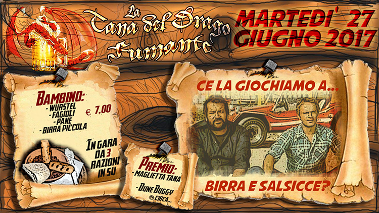 Birra e Salsicce 2017 alla Tana del Drago Fumante®