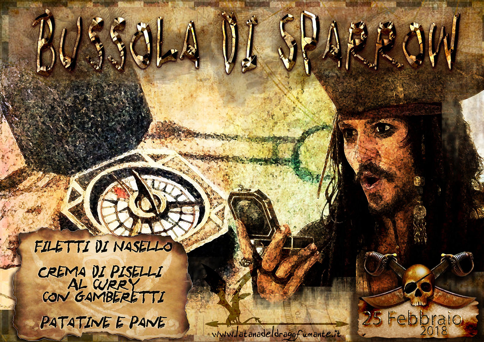 La Bussola di Sparrow! alla Tana del Drago	Fumante™