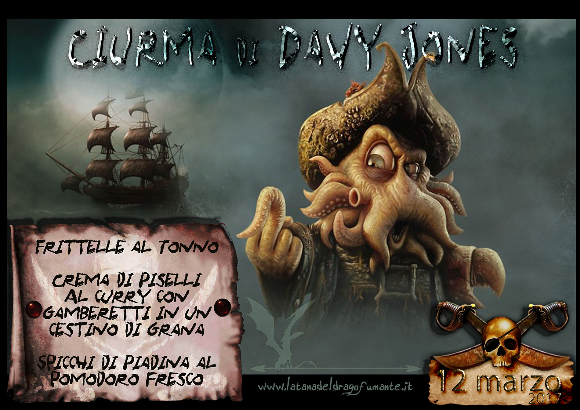 La Ciurma di Davy Jones! alla Tana del Drago	Fumante™