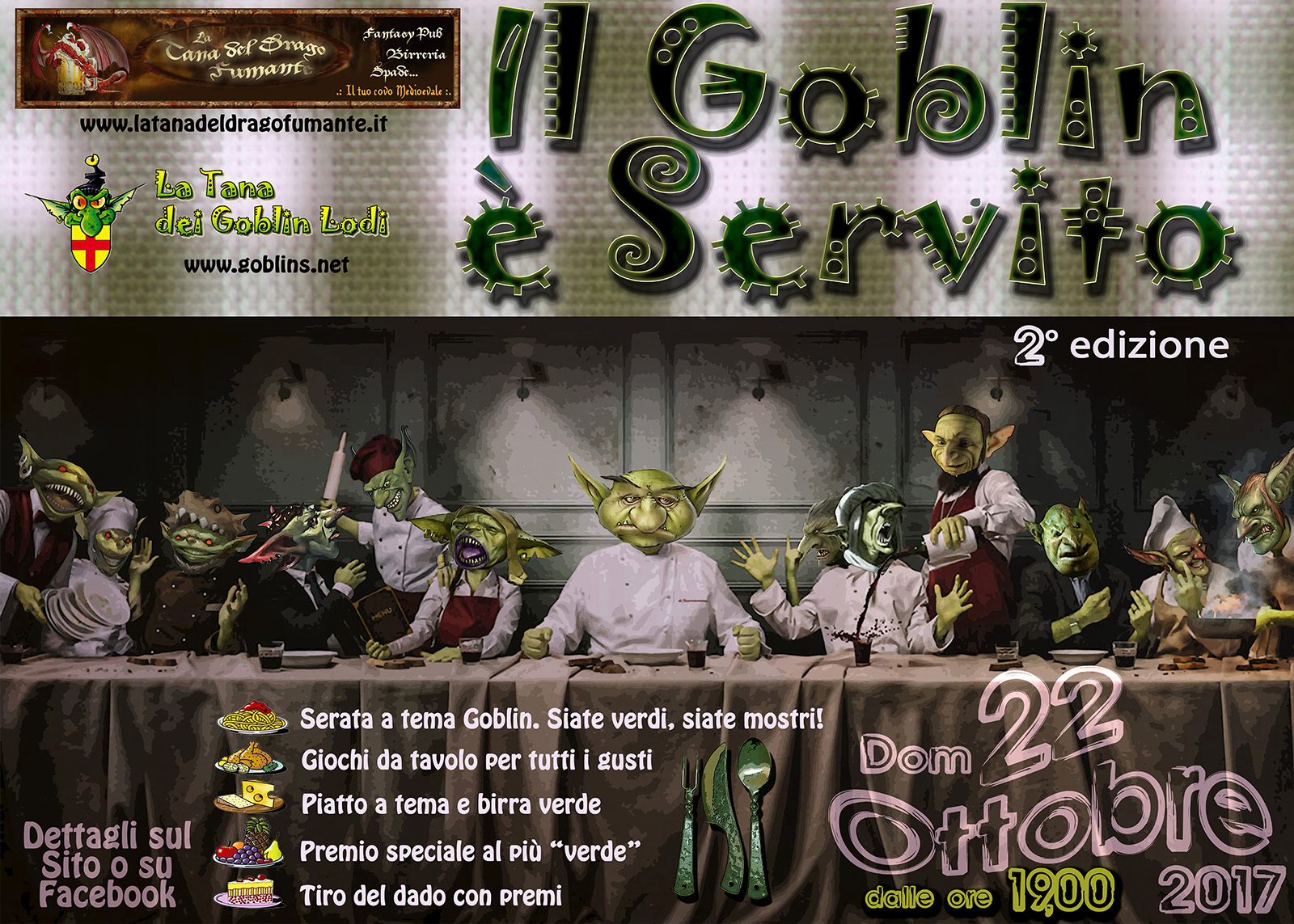 Il Goblin è Servito 2017 alla Tana del Drago Fumante™