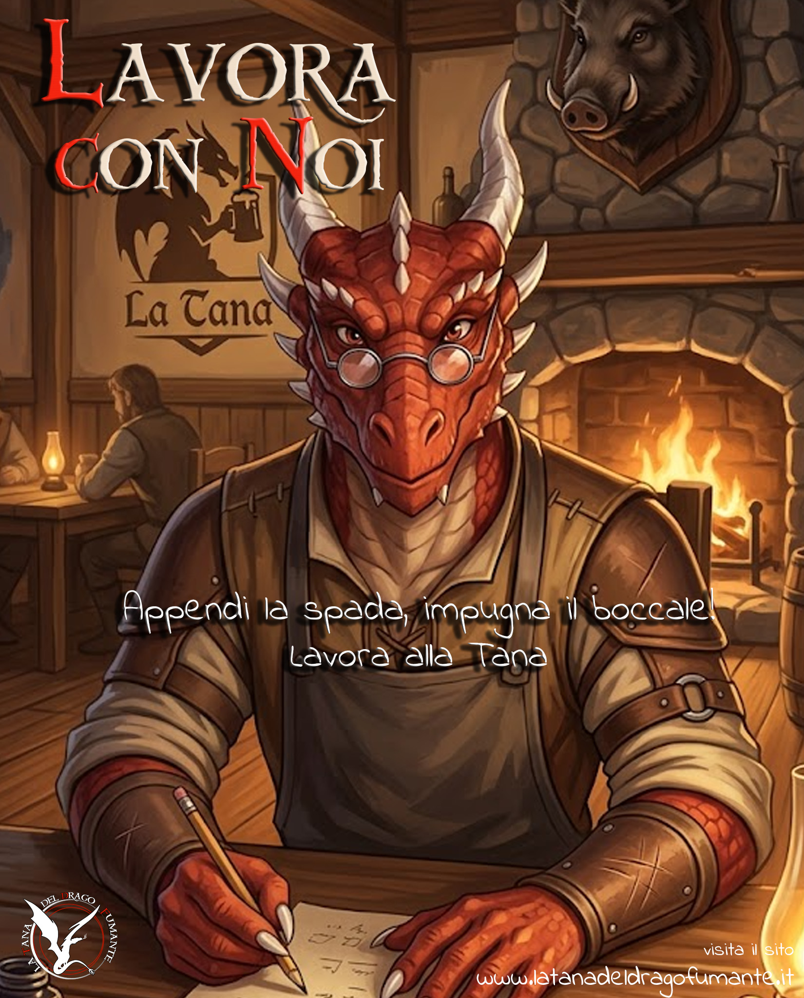 Lavora alla Tana del Drago Fumante&trade;